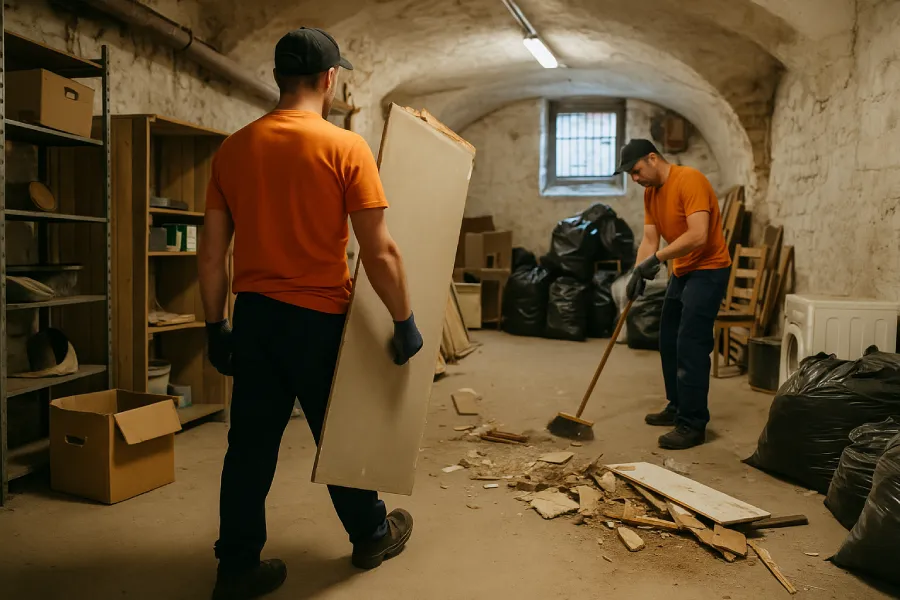 Keller räumen in 1050 Wien Margareten – strukturierter Ablauf im Wohnhaus